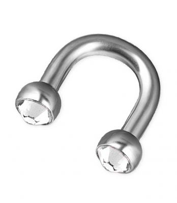PIERCING HELIX AVEC CRISTAUX